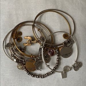 Pack of Alex and Ani Bracelets